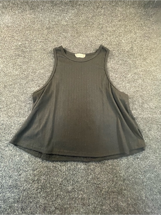 Altar'd State Tops - Altar’d State Women's Black Ribbed Tank Top